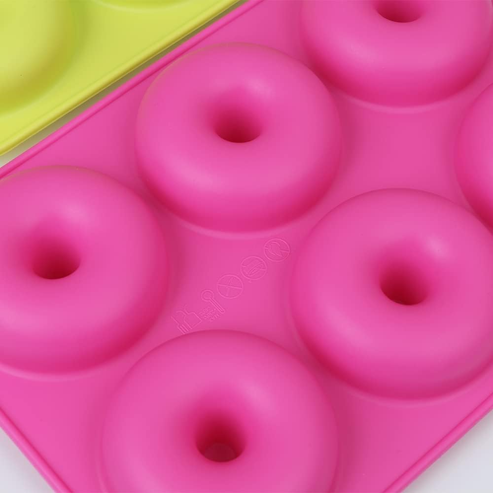 Donut Mold Silicone - قالب خبز سيليكون على شكل دونات،