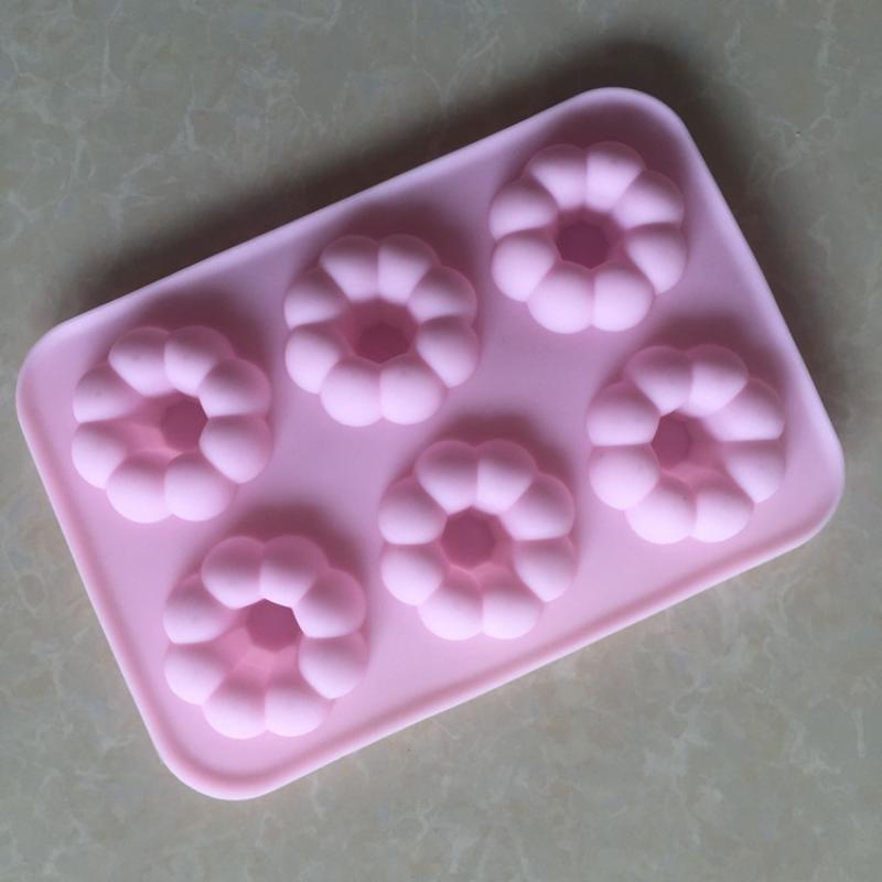 Donut Mold Silicone - قالب دونات سيليكون غير لاصق بـ