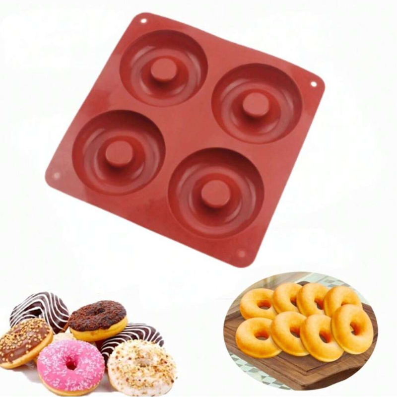 Donut Mold Silicone - ارتفاع درجة الحرارة مقاومة دونات قالب