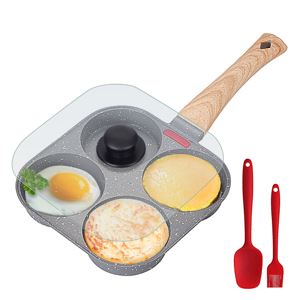 مقلاة بيض غير لاصقة بأربعة أقس - مراجعة Egg Waffle Pan وسعره