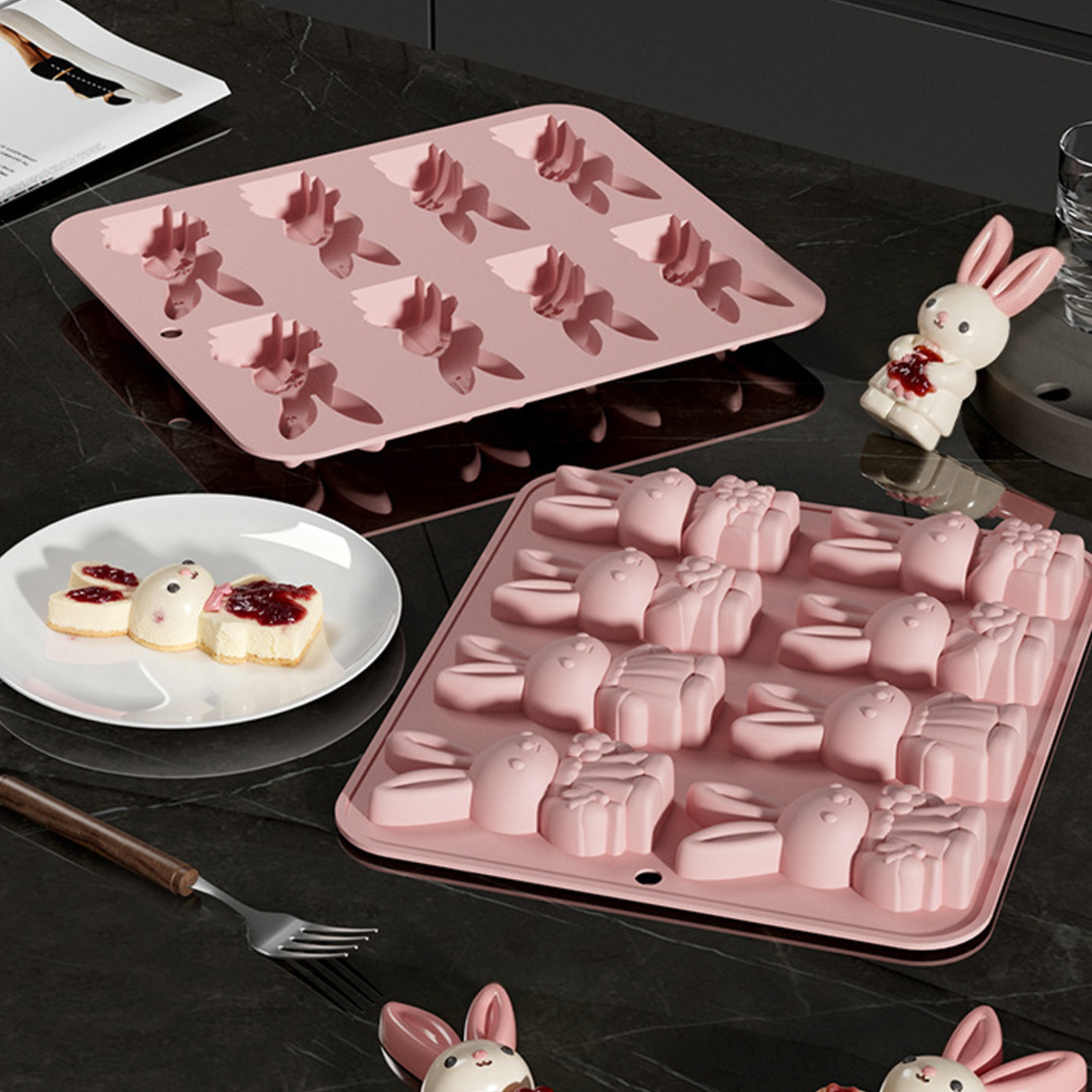 قالب كيك احترافي على شكل أرنب، - مراجعة Bunny Cake Mold وسعره