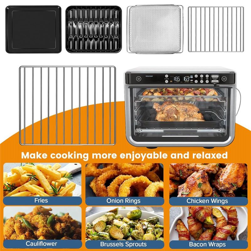 رف القلي الهوائي A68P لجهاز Ni - مراجعة Ninja Air Fryer Dt201 وسعره