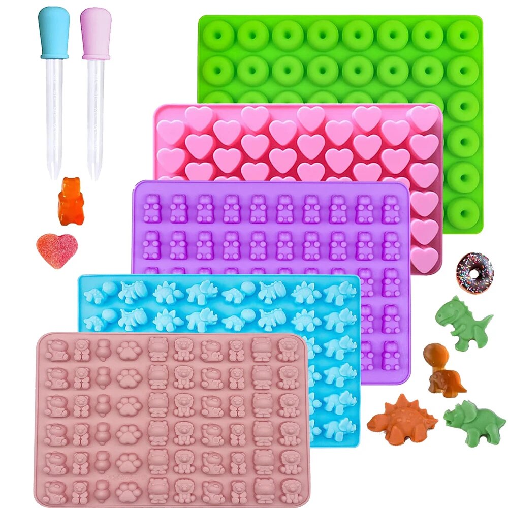 قوالب الدب الصمغ من السيليكون  - مراجعة Donut Mold Silicone وسعره
