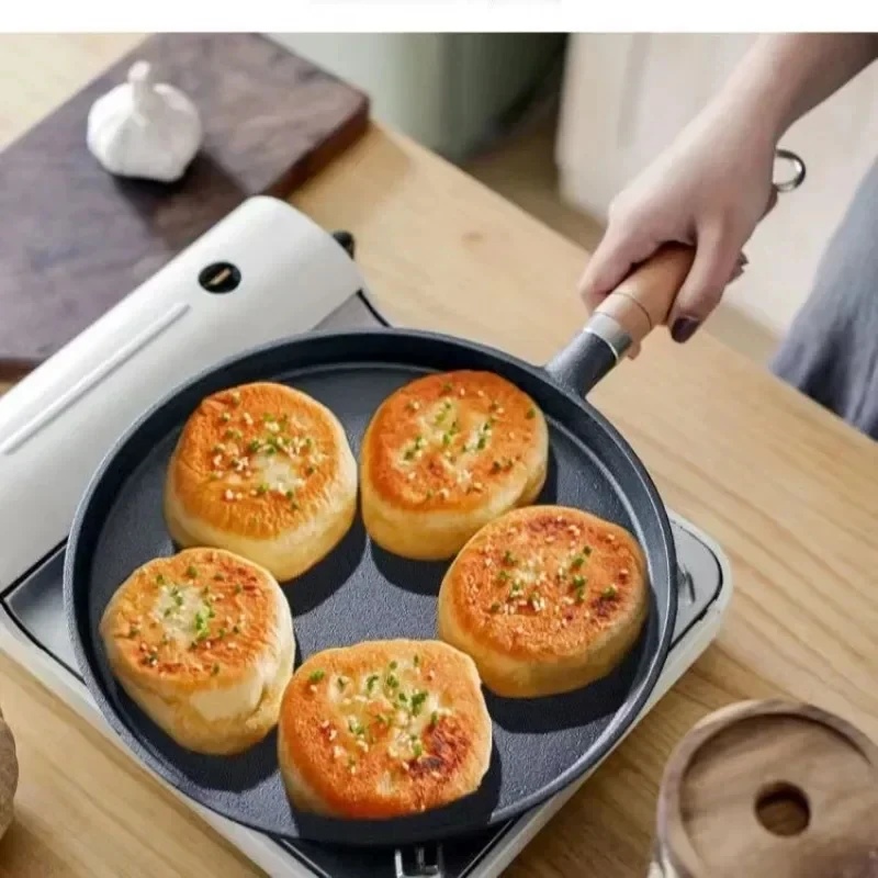 مقلاة من الحديد الزهر مقاس 20/ - مراجعة Egg Waffle Pan وسعره
