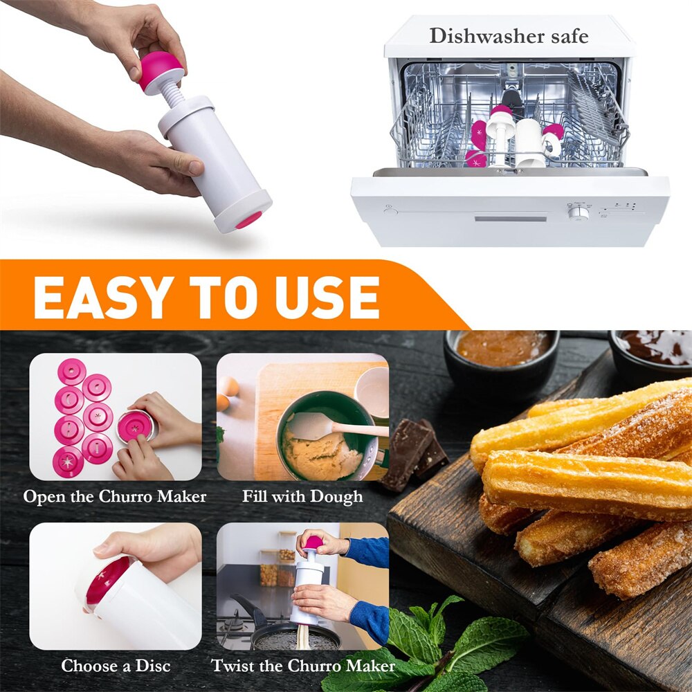 مجموعة أدوات صناعة تشورو البلا - مراجعة Churros Maker Gun وسعره
