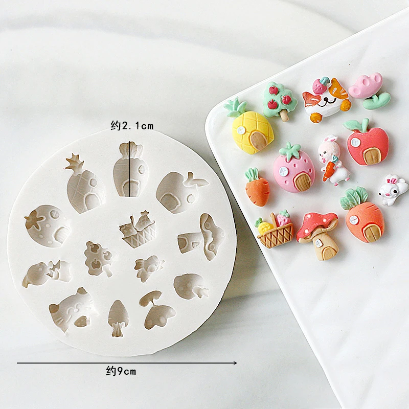 لطيف الأرنب الدب الجزرة منزل ق - مراجعة Donut Mold Silicone وسعره