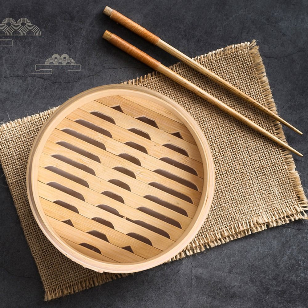 سلة بخار من الخيزران بغطاء ، م - مراجعة Bao Steamer Bamboo وسعره