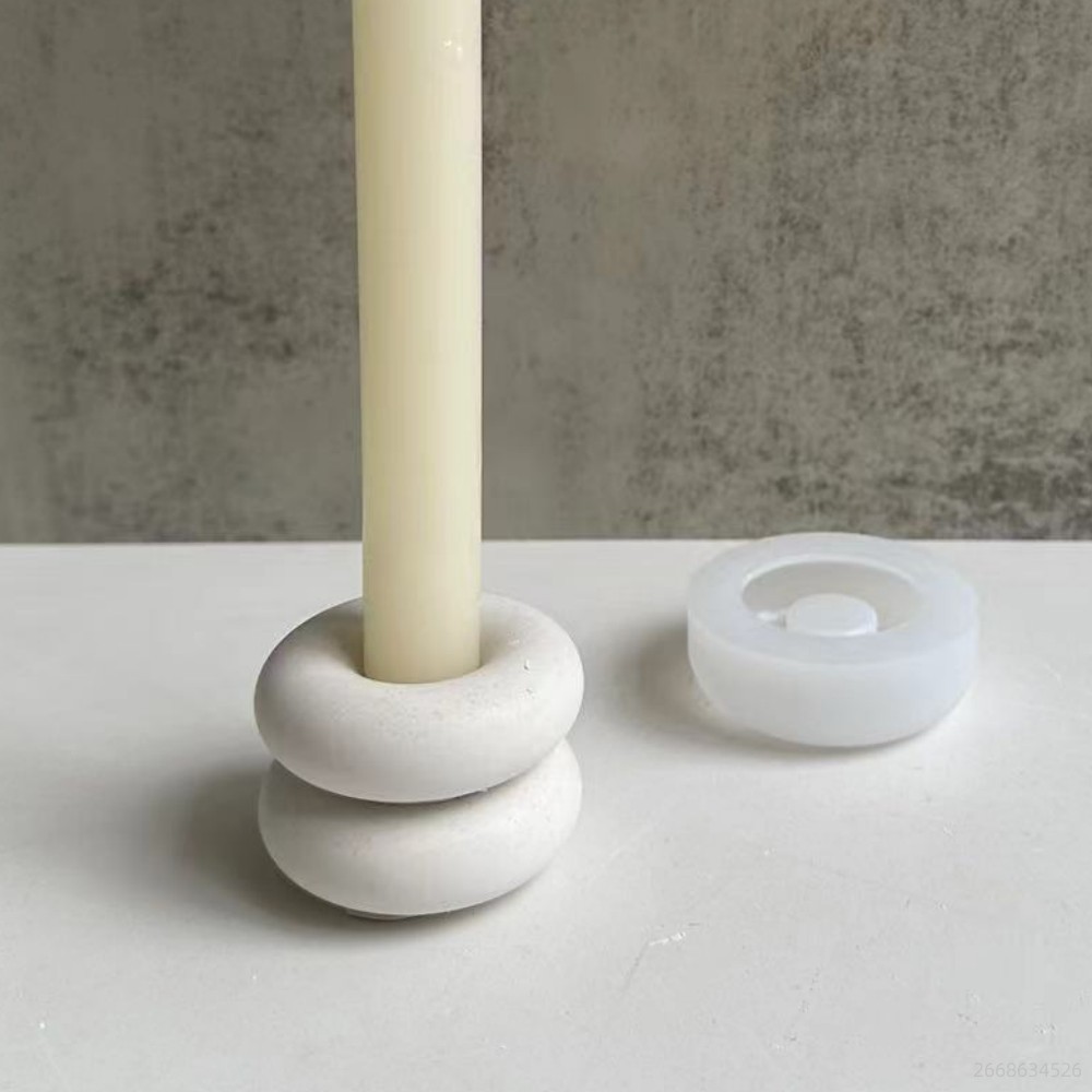 قالب سيليكون لحامل شمع الدونات - مراجعة Donut Mold Silicone وسعره